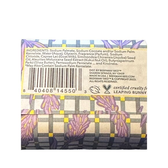 Beekman 1802 3.5oz Goat Milk Soap set of 3 bars: 2ea Lavender and 1ea Honeyed - Picture 4 of 5